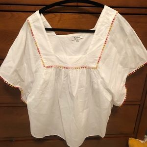 Madewell flutter top